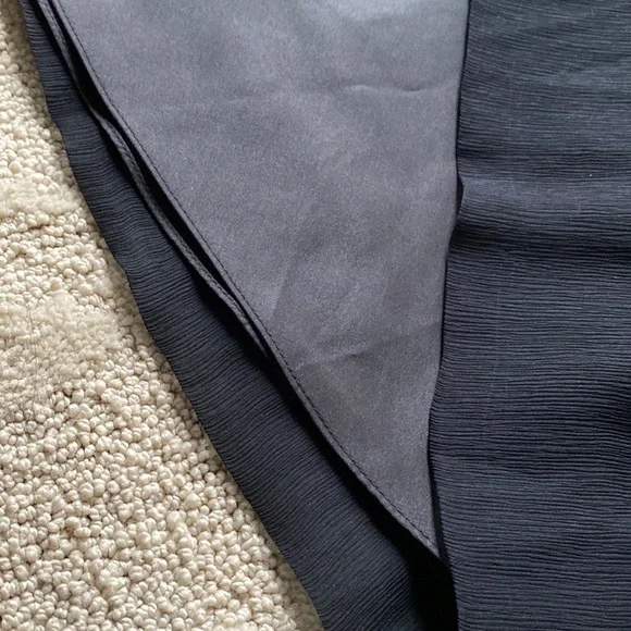 LIKE NEW J. Crew | Silk Chiffon Knot Dress Size 0 Petite Little Black Dress - Picture 11 of 16